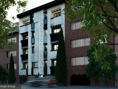 3D Model Collection Residential Apartment exterior and interior  3D model