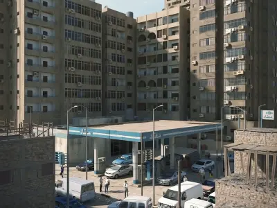 Al Giza - World Builder Low-poly 3D model