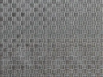 Pale Matte Directional Anti-Slip Metal PBR Seamless Texture