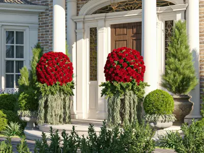 Modern Classic house 3 3D model