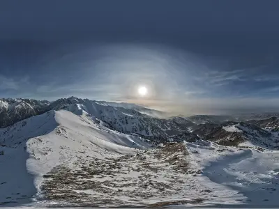 HDR - Flying Over Boukreev Peak 3D model