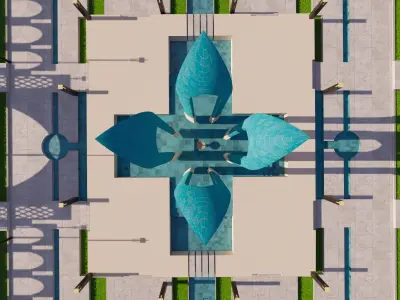 Iranian Garden 3D model