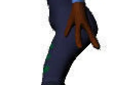 Horse Face Low-poly 3D model