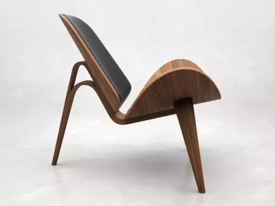 CH07  Shell Chair 3D model