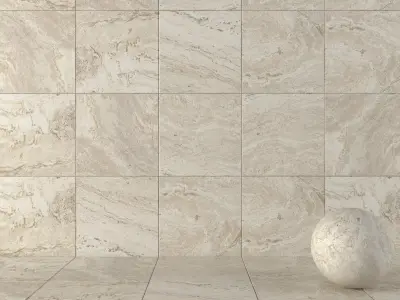 Stone Wall Tiles Antico Sand 80x80 Set 2 Texture