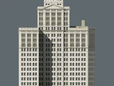 New Orleans Jazz Age Skyscrapers 3D print model