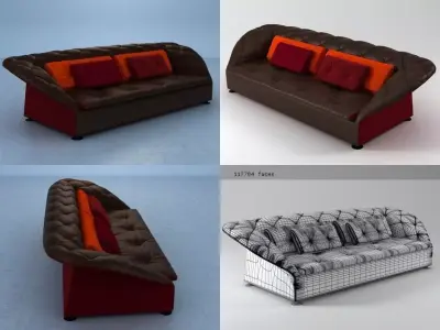 Bohemian sofa 3D model