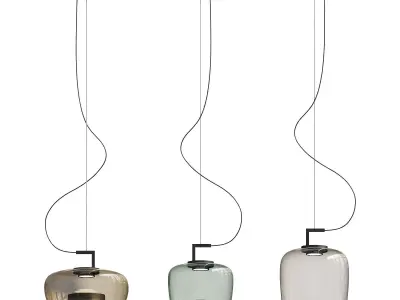 DOUBLE PENDANT LAMP 3D model