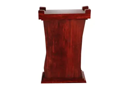 Stylized ancient bookshelf Low-poly 3D model