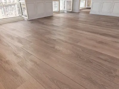 Wooden floor 20 WITHOUT PLUGINS 3D model