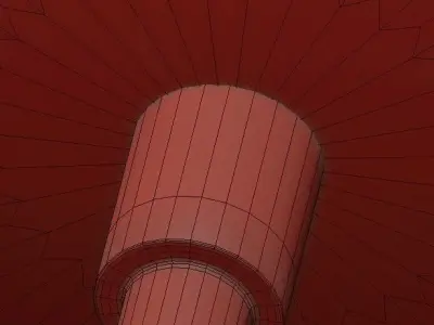 GLOBAL 150 BRONZE CHANDELIER  3D model