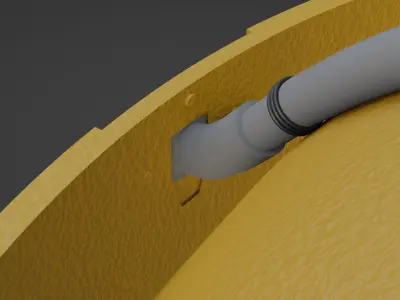 EUS - SLS second stage 3D model