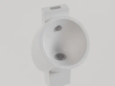 Modern hanging Urinal Free 3D model