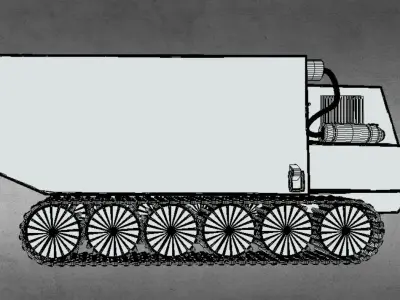 Atomic Truck 3D model