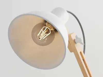 Tomons Swing Arm Desk Lamp Low-poly 3D model