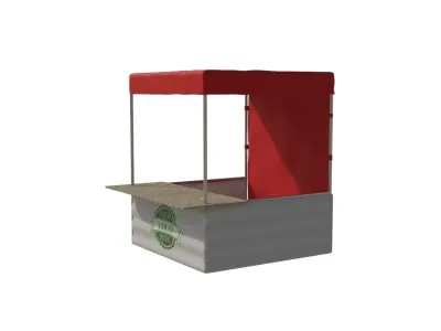 Marketing tent - box 2x2m 3D model