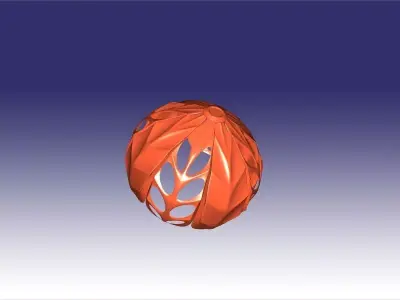 decorative pendant lamp 3D print model
