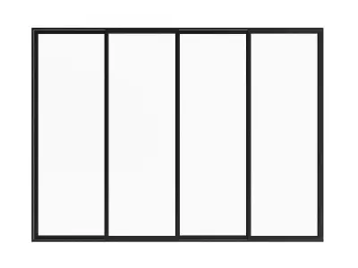 Metal Window 04 3D model