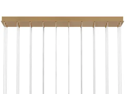 Arica Linear Chandelier Large 3D model