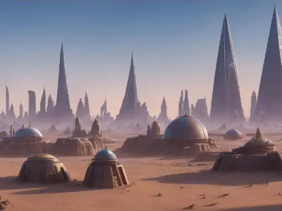 Cyberpunk City Image Collection 3D model