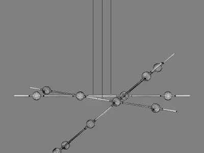 745247 Bergamo Lightstar Pendant chandelier 3D model