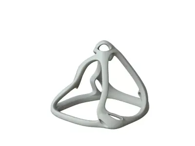SciFi Cube Object No 63799 Low Poly Shape Low-poly 3D model