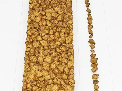 Stone crarsh color 3D model