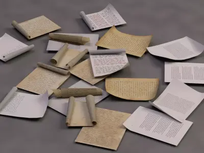 paper Pack Low-poly 3D model