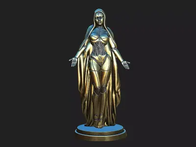 Android statue model MARAI 3D print model
