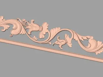 Artcam Aspire 3D relief models STL Files used for CNC E626 3D model