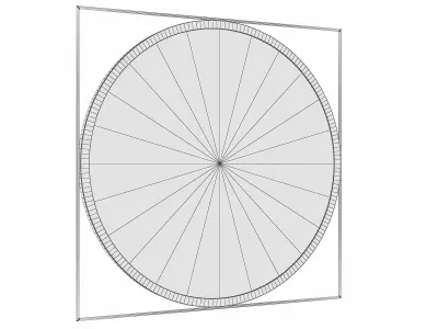Mirror in a metal frame GZ-M1030 3D model