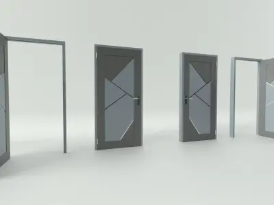 Door sets 14 3D model