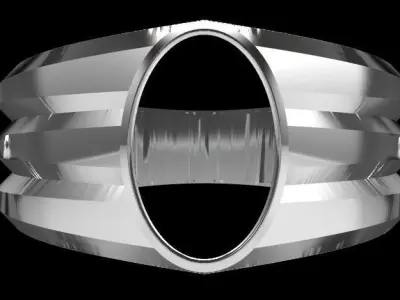 men ring 3dm file 3D print model buy