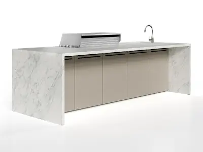 Modus Outdoor Kitchen Comp2 3D model