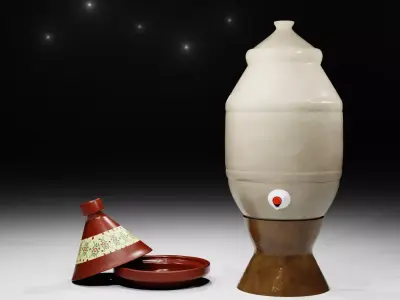 The Moroccan waterpot and tagine 3D model