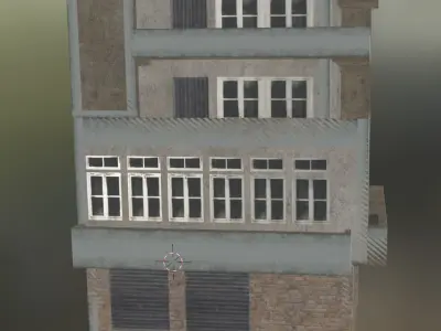 building 17 Low-poly 3D model buy
