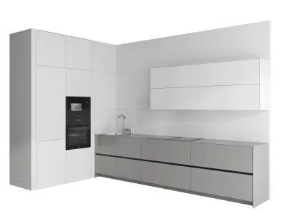 Kitchen set 05 3D model
