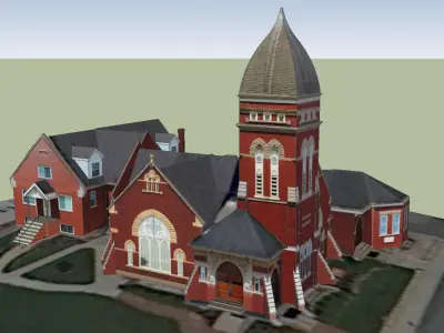 DeHaven Baptist Church 3D model