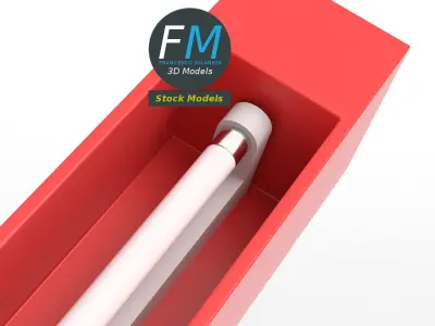 Neon ceiling light 2 3D model