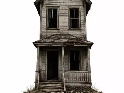 The old house on the hill 3D model