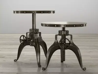 Crank 22 End Table 3D model