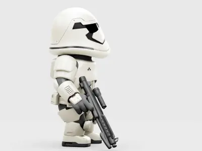 IMPERIAL TOON TROOPER  RIGGED 3D model