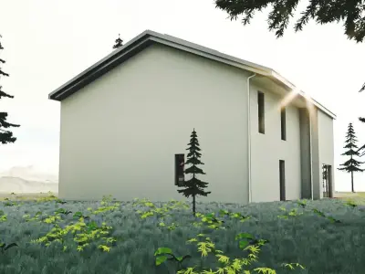 small house Low-poly 3D model purchase