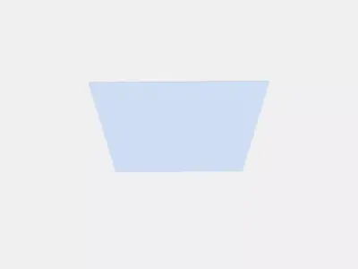 SVARTISDAL 4 panels for sliding door frame 1 Low-poly 3D model
