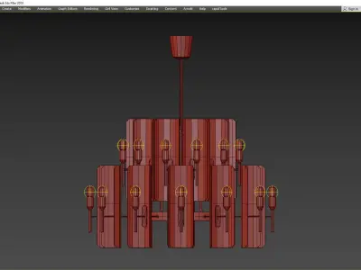 CHANDELIER BY FONTANA ARTE Low-poly 3D model