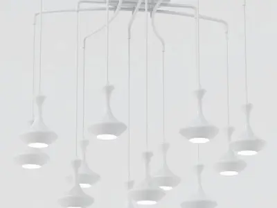 Tracery pendant light 3D model