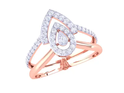 Women Ring  Render 3dm STL OBJ FBX Details 3D print model 409