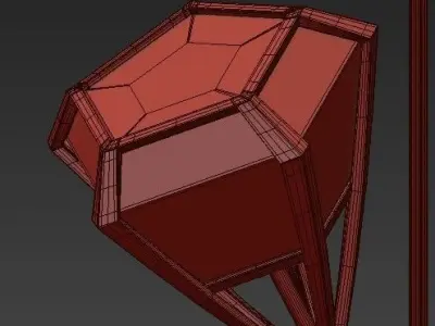 HARLOW Large Chandelier von Gabriel Scott 3D model
