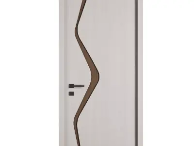 Entrance door set252 3D model