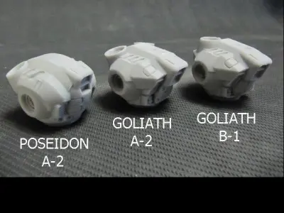 CHIBI-TECH SD - GOLIATH CORE 3D print model